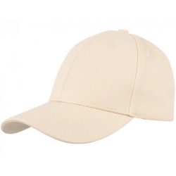 Czapka z daszkiem bawełniana dżokejka GŁADKA unisex bejsbolówka regulowana CZ-F-2 Jasny Beż 2