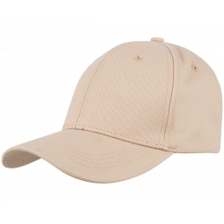 Czapka z daszkiem bawełniana dżokejka GŁADKA unisex bejsbolówka regulowana CZ-F-2 Ciemny beż 7