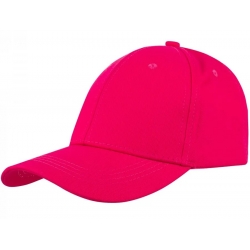 Czapka z daszkiem bawełniana dżokejka GŁADKA unisex bejsbolówka regulowanaCZ-F-2 fuksja 29