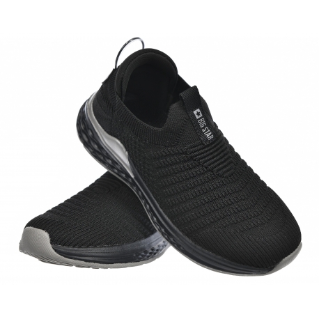 Buty sportowe dziecięce sneakersy wsuwane lekkie  piankowe BIG STAR TT374002 czarny