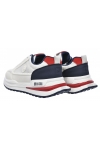 Sneakersy męskie buty sportowe ekoskóra wkładka Hi POLY BIG STAR TT174315 białe