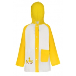 Płaszcz Przeciwdeszczowy dziecięcy peleryna z motywem KACZEK 125-135cm PEL-DA-1XL żółty